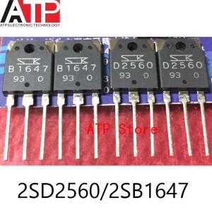 스피커 5짝/몫 새로운 원본 2SD2560 + 2SB1647 TO-3P 트랜지스터 달링턴 NPN 150V 15A