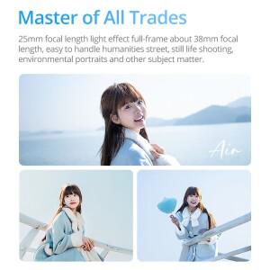 렌즈 보호 Viltrox 25mm F1.7 Fuji X xm5 X-T5 II Nikon Z 마운트 ZFC Z50 Sony E zve10 a7iv 용 에어 자동