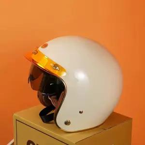 클래식 바이크 헬멧 여름 오토바이 빈티지 스쿠터