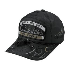 가마 카츠 (Gamakatsu) 피싱 캡 (패치) GM9112 블랙 × 블랙 LL