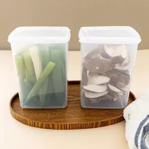 냉장고 정리 사각 밀폐용기P (1.3L) 소분용기 플라스틱반찬통 나카야용기