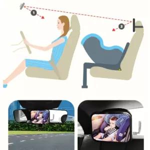 차량 카시트 후방 보조거울 백미러 아기 유아 룸미러