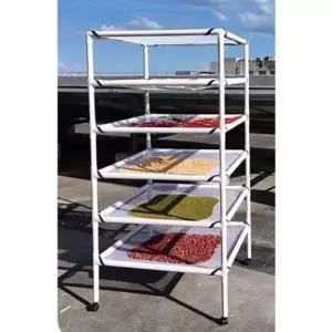 그물망 건조대 프레임 자립식 건조 고추 방충막 선반 상품 6단