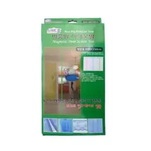 출입구방충망 아파트 벌레차단 자석문발 100x210 방문용 분홍 ZWFKESH3