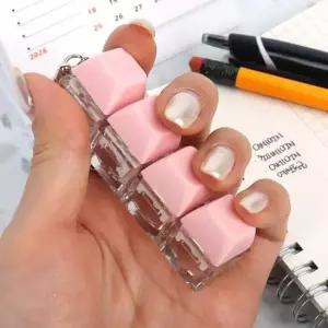 [라일리] Rly 딸깍이 키보드 4구 키캡키링 핑크  44243191)