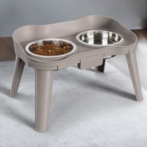 다용도 펫그릇 반려견 급식기 높은 급수기 고양이 밥그릇 다리 배식 중대형견 사료통 강아지