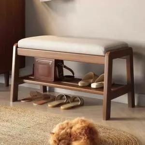 벤치 의자 원목 장 정리대 현관 수납 거실