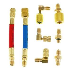 차량용 에어컨 냉동 변환 호스 어댑터 기본