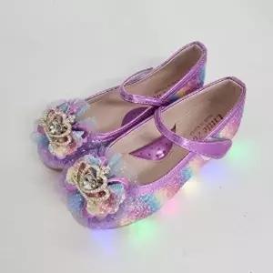 [셀러허브 패션]여아 LED 공주구두 글리터 키즈메리제인 (180만 가능)