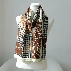 [하프클럽/]제비꽃 기본 나염 롱 스카프 간절기 목도리 빅사이즈