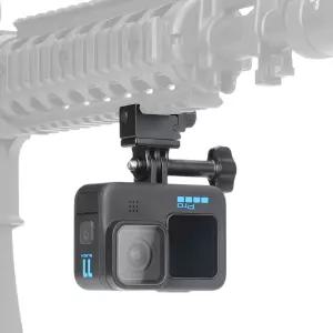 SEASSKY GM03 알루미늄 금속 건 /Airsoft Picatinny 레일 마운트 브래킷 어댑터 홀더 Gopro Hero 12 /11