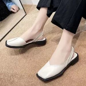 [하프클럽/]여성 밴딩 구두 여름 슬링백 돌잔치 편한 스트랩