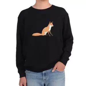 기모맨투맨 여우 불여우 한마리여우그림 전색상 사이즈 (WFKB8OL)