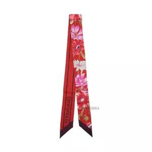 [페라가모] SS25 여성 실크 스카프 32 0966 NEW RED FUXIA 0780233