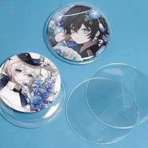 인기상품 버튼 핀 보호 굿즈 기획전 늘이랑 배찌 원형 전시 커버 투명 배지 뱃지 10P 케이스 캔 보관 뱃찌