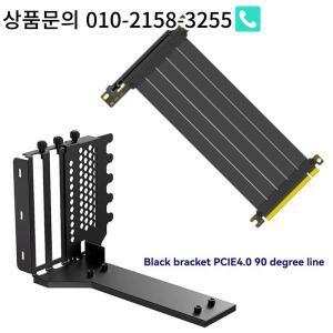 산업용 수직 알루미늄 합금 비디오 카드 브래킷 PCIE X16 라이저 케이블 익스텐션 그래픽
