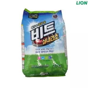 ( )때가쏙 비트 실내건조 2.7kg 파우치 일반용 겸용 분말세제 세탁세제 세탁용품 드럼용