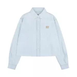 GWC131 17NO F0013 샴브레이 스트라이프 셔츠