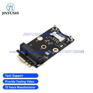 M.2 (NGFF) 키 A/E 미니 소형 호환 PCIe 어댑터 카드로 전환 개발 보드 3G LTE 4G WiFi WWAN 모듈용