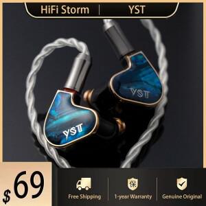 [호환품]뉴YST03 JIAO 헤드폰 1DD+2BA 인이어 모니터 이어폰 IEM 하이파이 음악 이어버드 0.78mm 2핀 3.5mm