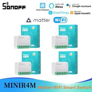 SONOFF Mini 호환R4M Matter WiFi 미니 소형 호환 스마트 호환 스위치 분리 릴레이 홈 타이머 Alexa Google