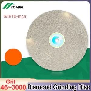 6/8/10 인치 다이아몬드 그라인딩 휠 로터리 원형 톱 블레이드 디스크 석재 재료 나이프 메탈 연마 모래 트