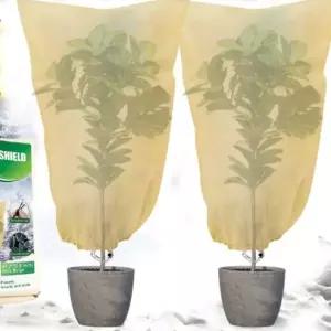 동절기 겨울 준비 화분 식물 방한 보호 커버 60x80cm 겨울철 화분덮개