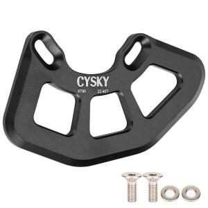 CYSKY 합금 MTB 배쉬 가드 - 체인 링 프로텍터, ISCG05 자전거 가드, 22T-40T 싱글 링, 산악 스테이 다운힐, BMX