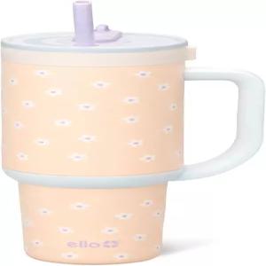 손잡이와 빨대가 있는 엘로 오아시스 30온스 텀블러 재사용 가능한 단열 스테인리스 스틸 컵 100 누수 방지