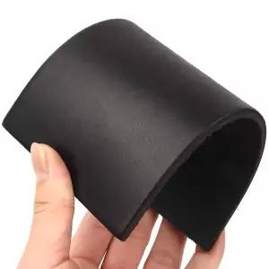 인조가죽시트지 가죽 수선패치  두께 4mm의 검은색 베지터블 태닝 노란색 소가죽 탑 레이어 벨트 산업용 패