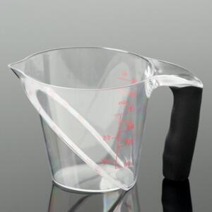 사선눈금 계량컵 250ml 손잡이 소량 머그 저그 비커