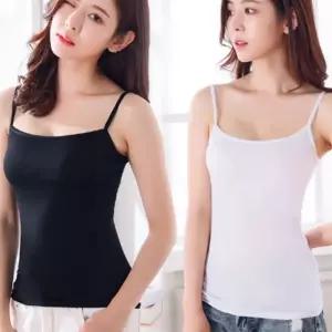 이너용 끈나시 학생 교복 정장 여름 데일리 홈웨어 끈나시 민소매나시