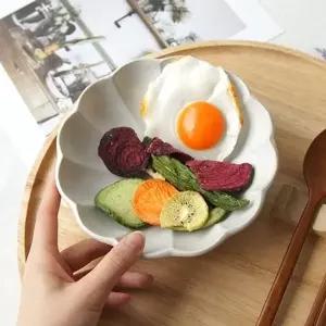 연꽃모양 YU43UD07 빈티지 스타일 도자기 찬기 대 고품질 세트