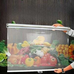 냉장고 쇼케이스 커튼 업소용 1 5m 스크린 커버 롤업 1 2m 마트 야채 반찬