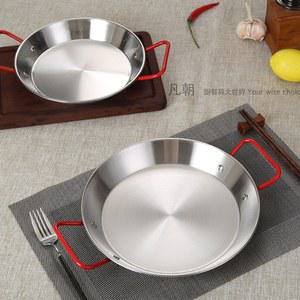 스테인레스 골드 납작 냄비 16cm 라면 인덕션 훠궈 손잡이 낮은 신선로 304 캠핑