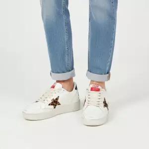 GOLDEN GOOSE 26SS 볼스타 스니커즈 레오파드 포니스킨 스타  GWF00804 F007323 10889)