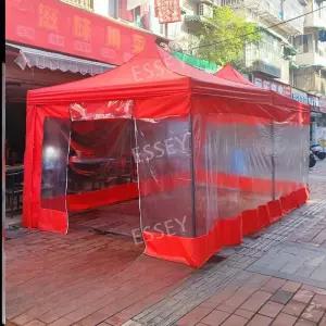 야외 사각천막 비닐 캐노피 포차 천막 텐트 접이식 포장마차