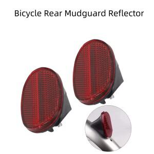 2Pc 자전거 타원형 후면 머드 가드/반사경 후면/펜더 반사경 자전거/안전 부품
