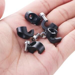 자전거 수리 액세서리 포크 케이블 클립 호스 고정 버클 클램프 디스크 브레이크 하우징 가이드