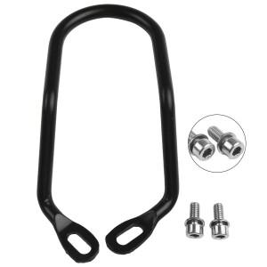 블랙 리어 디레일러 프로텍터 카본 스틸 행어 아이언 MTB 1개 자전거 체인 커버 더블 윙 프레임 기어