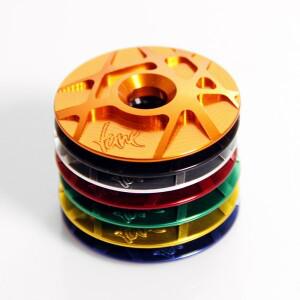 RYET 자전거 스템 캡 알루미늄 7075 어헤드 튠 헤드셋 커버 탑 엑스트라 라이트 5g CNC 가공 볼트 부품