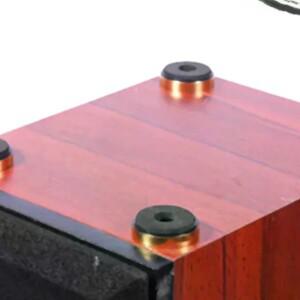 4개 스피커 스파이크 스탠드 발 받침 오디오 액티브 수리 부품 액세서리 DIY 홈 시어터 사운드 시스템용