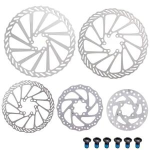 MTB 자전거 브레이크 로터 120 140 160 180 203mm 6인치 스테인리스 스틸 유압 로드 바이크 디스크 (T25 볼