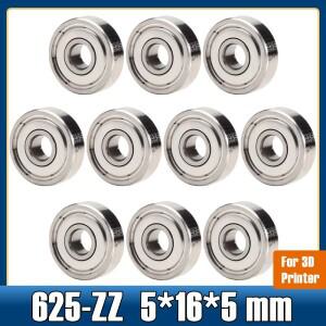 미니 소형어처 625ZZ 볼 베어링 2/3 3D 프린터용 ZZ RS CNC32 5x16x5mm ABEC-5 ( 10개)