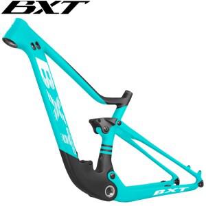 BXT  탄소 서스펜션 MTB 자전거 프레임 29 인치 BSA 섬유 XC 여행 100mm 차축