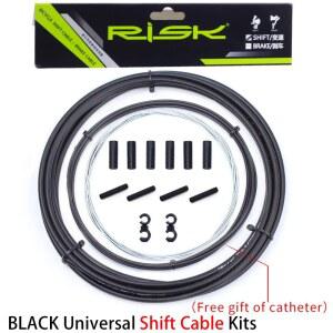 위험 자전거 시프트 도로용 키트 MTB 와이어 변속기 케이블 그룹 시프트 브레이크 호스 튜브 라인 브레이크 하우징 세트 기본 기어