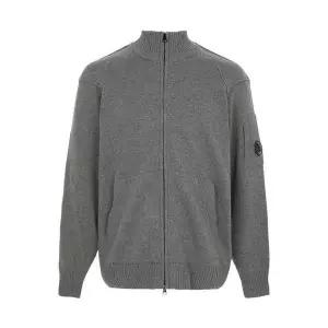 [CP컴퍼니]C.P. Company Zip Up Cardigan Gray - C.P. 컴퍼니 집업 가디건 그레이 -