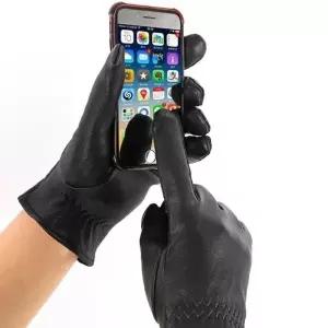 ( )염소가죽 기모 터치 겨울 방한장갑 안전용품 장갑 자전거방한 용방한 겨울 작업 방한용품 등산