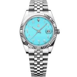 [미국배송] 파가니 디자인 롤스티미 RT128 남성 자동 기계식 손목시계 스테인리스 스틸 팔찌 패션 시계 남성용 5천만 방수