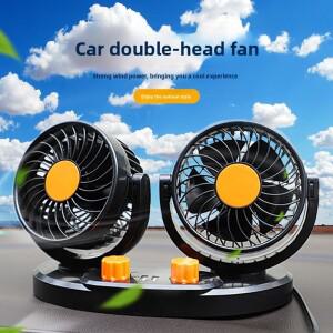 자동차 팬 24v 대형 트럭 12V 냉동 USB 전기 저소음 무음 슈퍼 강한 바람